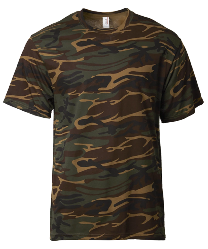 Anvil Midweight Camouflage Tee (939)