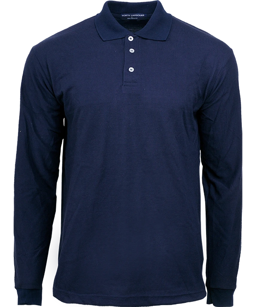 North Harbour Long Sleeve Polo T-Shirt (NHB24400)