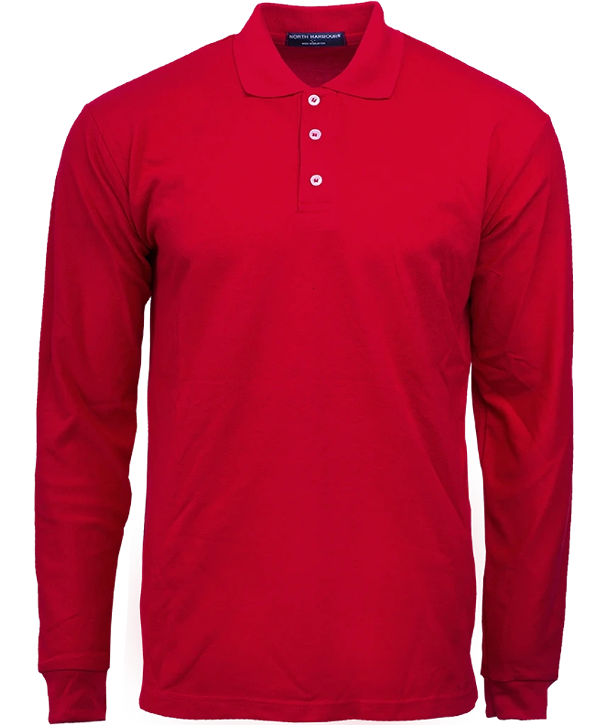 North Harbour Long Sleeve Polo T-Shirt (NHB24400)